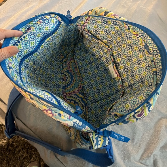 Vera Bradley computer Bag CAPRI BLUE Retired Pattern - Picture 3 of 8